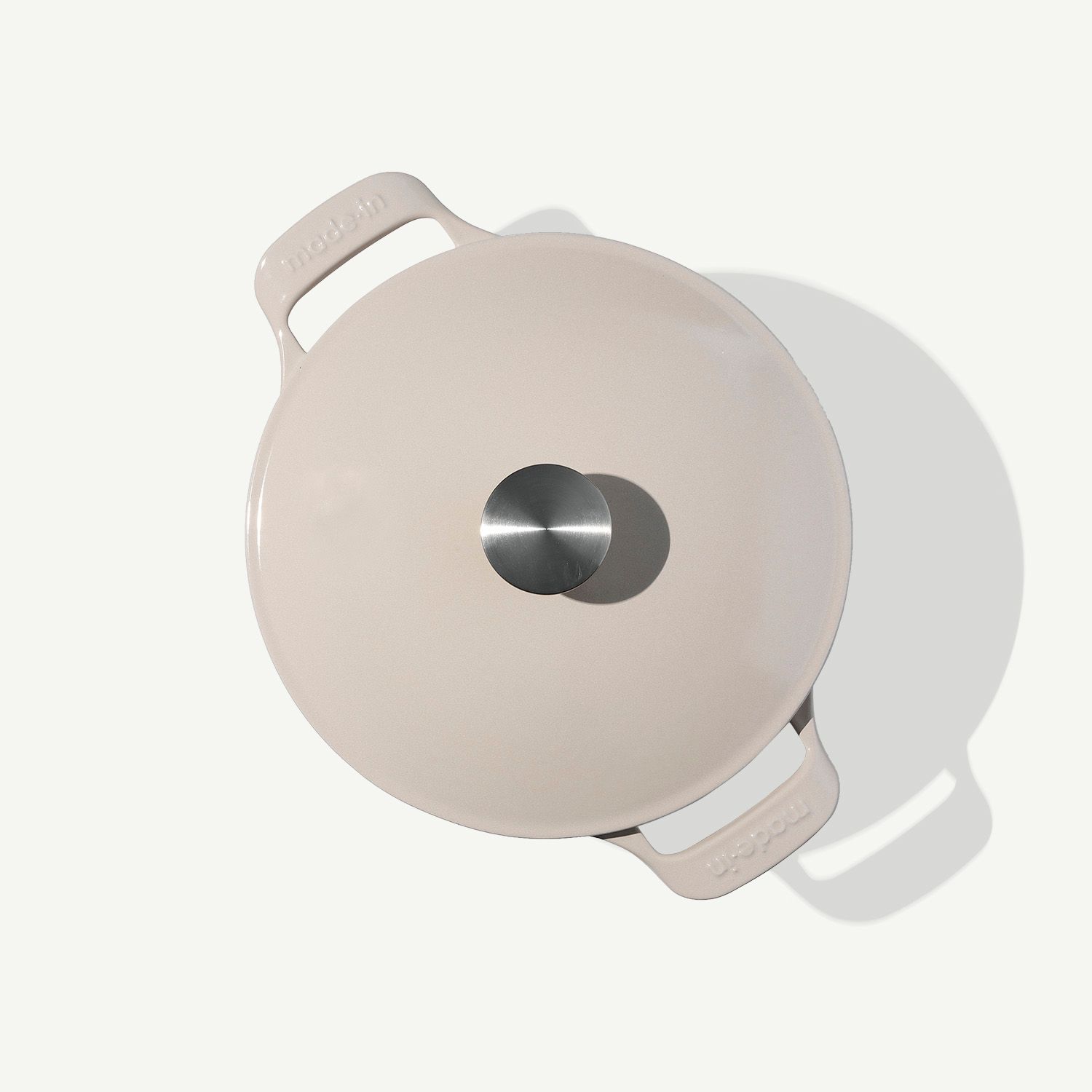 Round Enameled Cast Iron Dutch Oven - Image 4