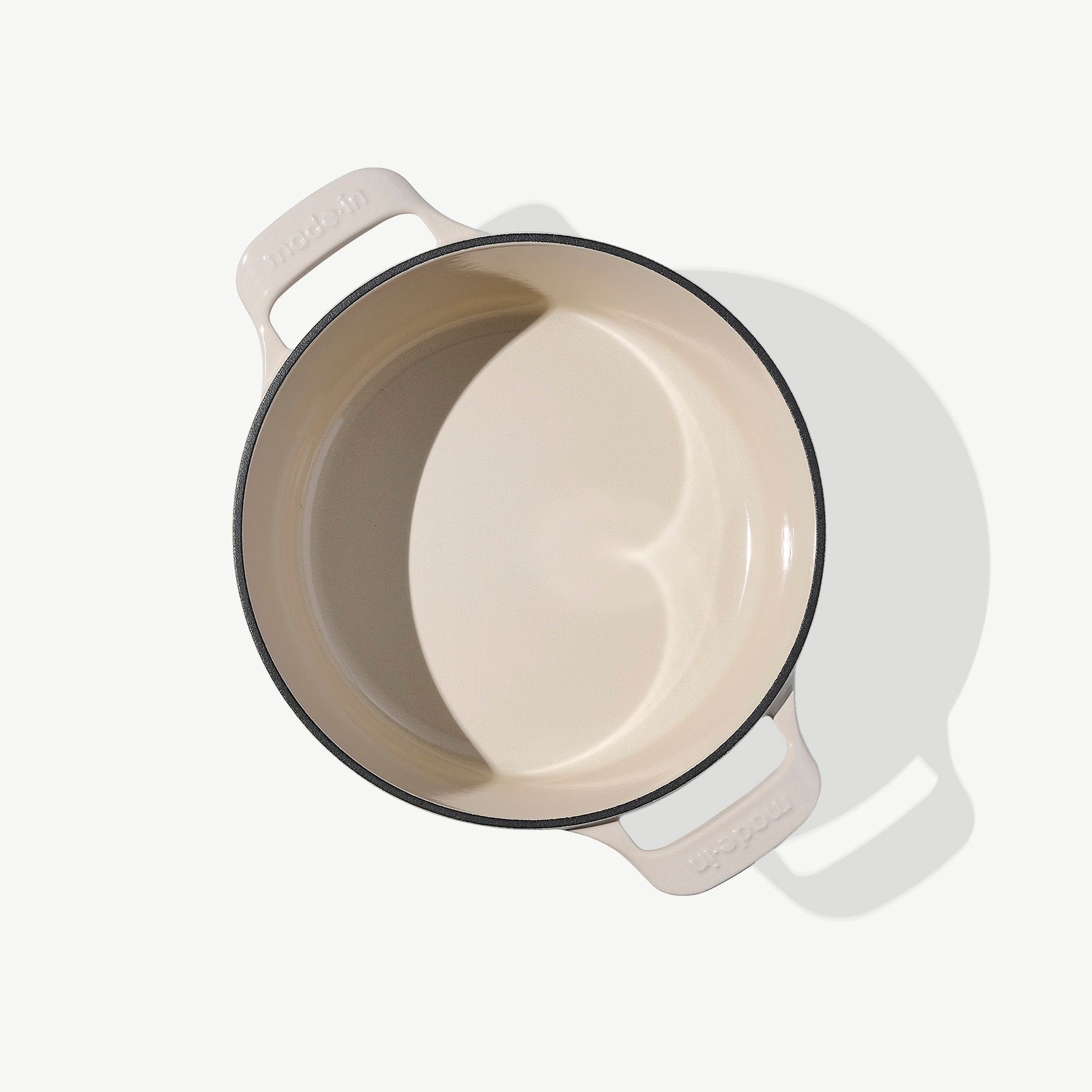 Round Enameled Cast Iron Dutch Oven - Image 5